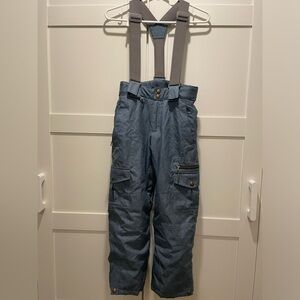 Firefly Men’s Small Grey Ski/Snowboard Pants w/ Removable Suspenders